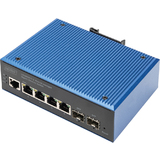 DIGITUS industrial Gigabit ethernet Switch, l2 managed, 4+2P