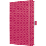 sigel buchkalender Jolie flair 2025, Kunstleder, A5, fuchsia