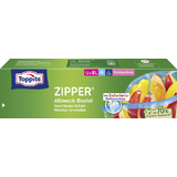 TOPPITS allzweckbeutel mit Zipper, 12 x 6 Liter, transparent