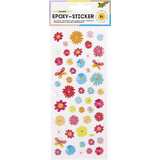 folia epoxy-sticker FLOWERS, 3D-Effekt