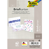 folia Briefkarte, 190 g/qm, din A6, wei