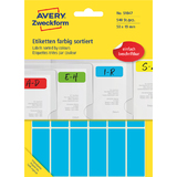 AVERY zweckform Vielzweck-Etiketten, 50 x 19 mm, farbig