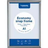 EUROPEL plakatrahmen ECONOMY, din A1, 25 mm, silber eloxiert