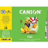 CANSON zeichenpapier Kids, din A4, 90 g/qm