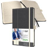 sigel buchkalender Conceptum 2025 design Casual, grau/wei