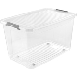 keeeper aufbewahrungsbox "leo", 56 Liter, transparent