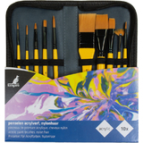 kangaro Acryl-Pinsel-Set, 10-teilig, im Etui