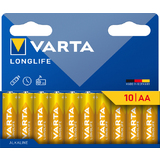 VARTA alkaline Batterie "LONGLIFE", mignon AA, 10er