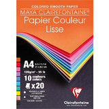 Clairefontaine tonpapierblock MAYA, din A4, 20 Blatt