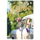 SUSY card XL-Hochzeitskarte "Auto"