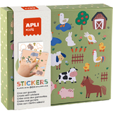 APLI kids Stickerspiel "Tiere und ihre Lebensrume"