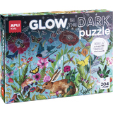 APLI kids Puzzle "GLOW in THE dark Flower", 204 Teile