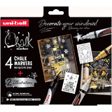 uni-ball kreidemarker Chalk marker, 4er weihnachtsbox SCANDI