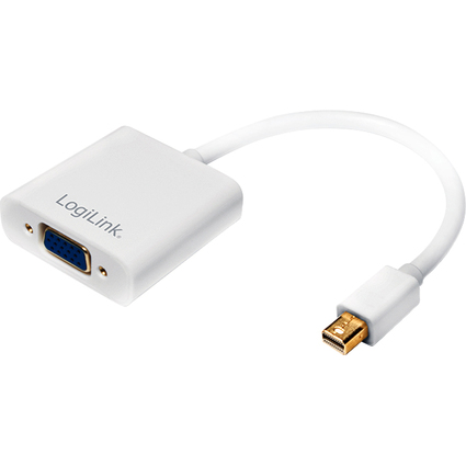 LogiLink Adapter, Mini DisplayPort Stecker - 15 Pol VGA