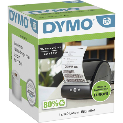 DYMO LabelWriter-Versand-Etiketten, 102 x 210 mm, wei