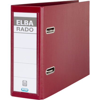 ELBA Ordner rado plast - DIN A5 quer, Rckenbr.: 75 mm, rot