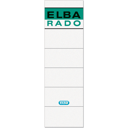 ELBA Ordnerrcken-Etiketten "ELBA RADO" - kurz/breit, wei