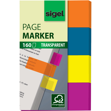 sigel Haftmarker Film, 50 x 20 mm, 160 Blatt