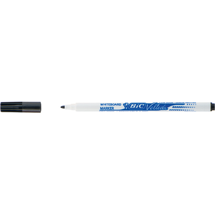 BIC Whiteboard-Marker Velleda 1721, Rundspitze, schwarz