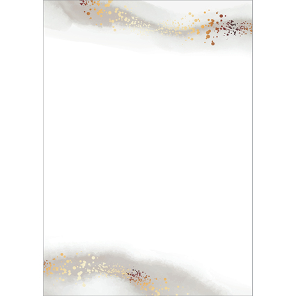 sigel Design-Papier "Water color gold beige", A4, 90 g/qm