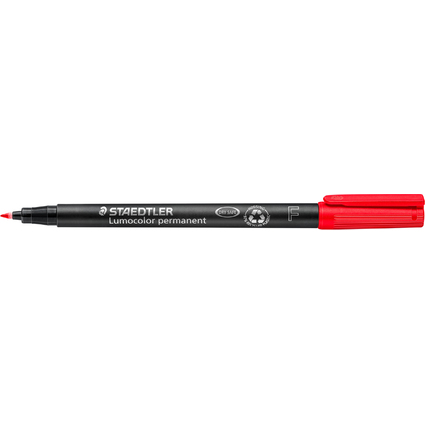 STAEDTLER Lumocolor Permanent-Marker 318F, rot