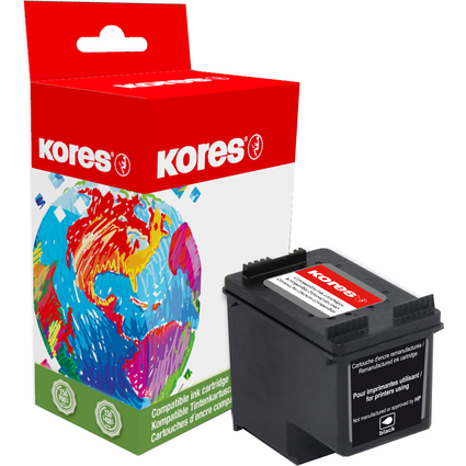 Kores wiederbefllte Tinte G1741BK ersetzt hp C2P05AE / 62XL