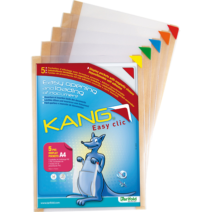 tarifold Magnet-Tasche KANG Easy clic, DINA4, sortiert