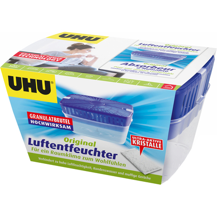 UHU Luftentfeuchter, fr Rume bis 80 cbm, 1.000 g