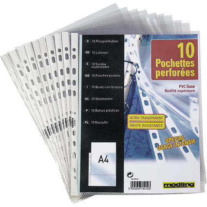 Oxford Prospekthlle SM3, DIN A4, PVC, 0,10 mm, glasklar