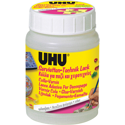 UHU Servietten-Technik-Lack, seidenglanz, Inhalt: 150 ml