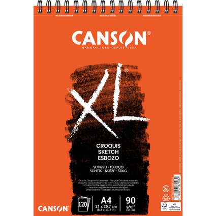 CANSON Skizzen- und Studienblock "XL SKETCH", DIN A4