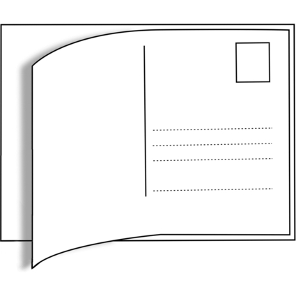 HERMA Postkartenetiketten, 95 x 145 mm, wei