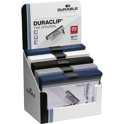 DURABLE Klemmhefter DURACLIP ORIGINAL 30, im Thekendisplay