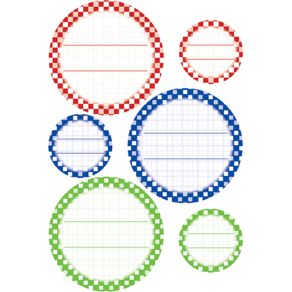 HERMA Haushalts-Etiketten Kreise, sortiert