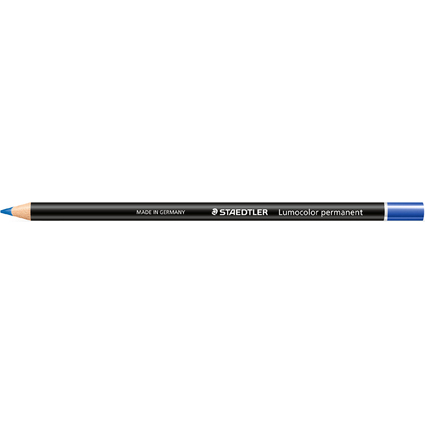 STAEDTLER Trockenmarker Lumocolor permanent glasochrom, blau