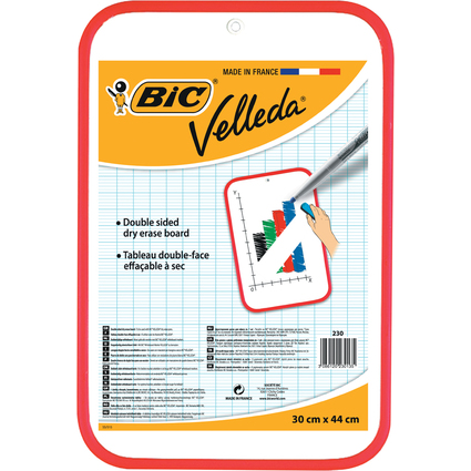 BIC Weiwandtafel Velleda, 2 Seiten, Mae: 300 x 440 mm