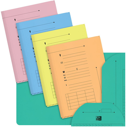 Oxford Aktenmappe PASTEL, mit 2 Einschlagklappen, DIN A4