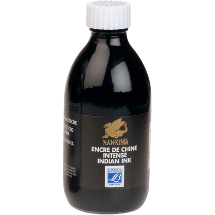 LEFRANC BOURGEOIS Tinte Nan-King, schwarz, Inhalt: 250 ml