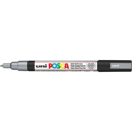 POSCA Pigmentmarker PC-3M, silber