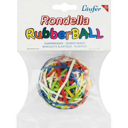 Lufer Gummibnder RONDELLA Rubberball im Beutel - 130 g