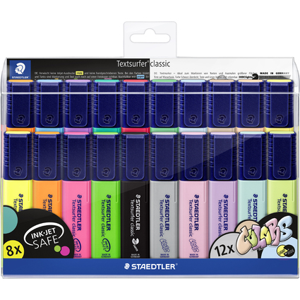 STAEDTLER Textmarker "Textsurfer classic", 20er Etui