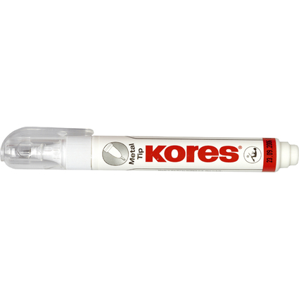 Kores Korrekturstift "Metal Tip", wei, Inhalt: 10 g