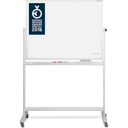 magnetoplan Weiwandtafel CC mobil, (B)1.200 x (H)900 mm