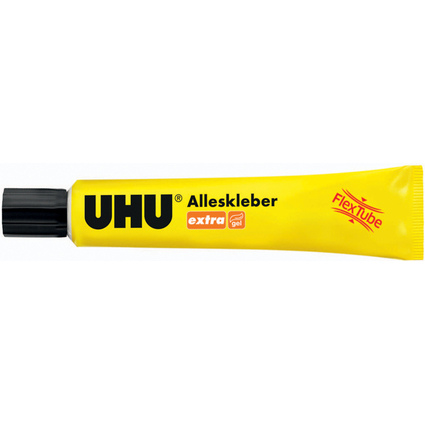 UHU extra Alleskleber FLEX + CLEAN, Kunststofftube, 18 g