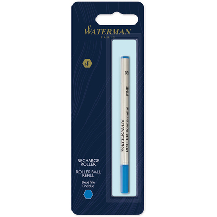 WATERMAN Tintenroller-Mine, blau, Strichstrke: F