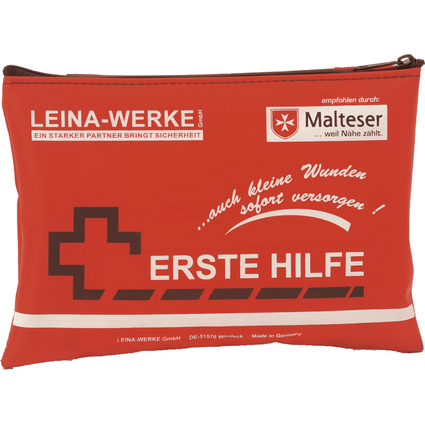 Leina Mobiles Erste-Hilfe-Set, 24-teilig, Nylon, rot