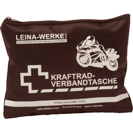 Leina Kraftrad-Verbandtasche, Inhalt DIN 13167, schwarz