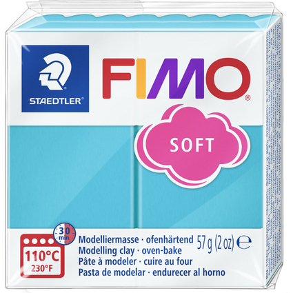 FIMO SOFT Modelliermasse, ofenhrtend, pfefferminz, 57 g