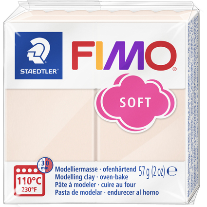 FIMO SOFT Modelliermasse, ofenhrtend, hautfarben, 57 g