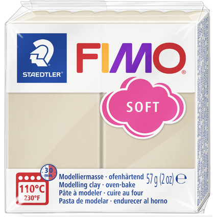 FIMO SOFT Modelliermasse, ofenhrtend, sahara, 57 g